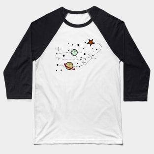 awesome Galaxy planets ,a cute plantes design Baseball T-Shirt